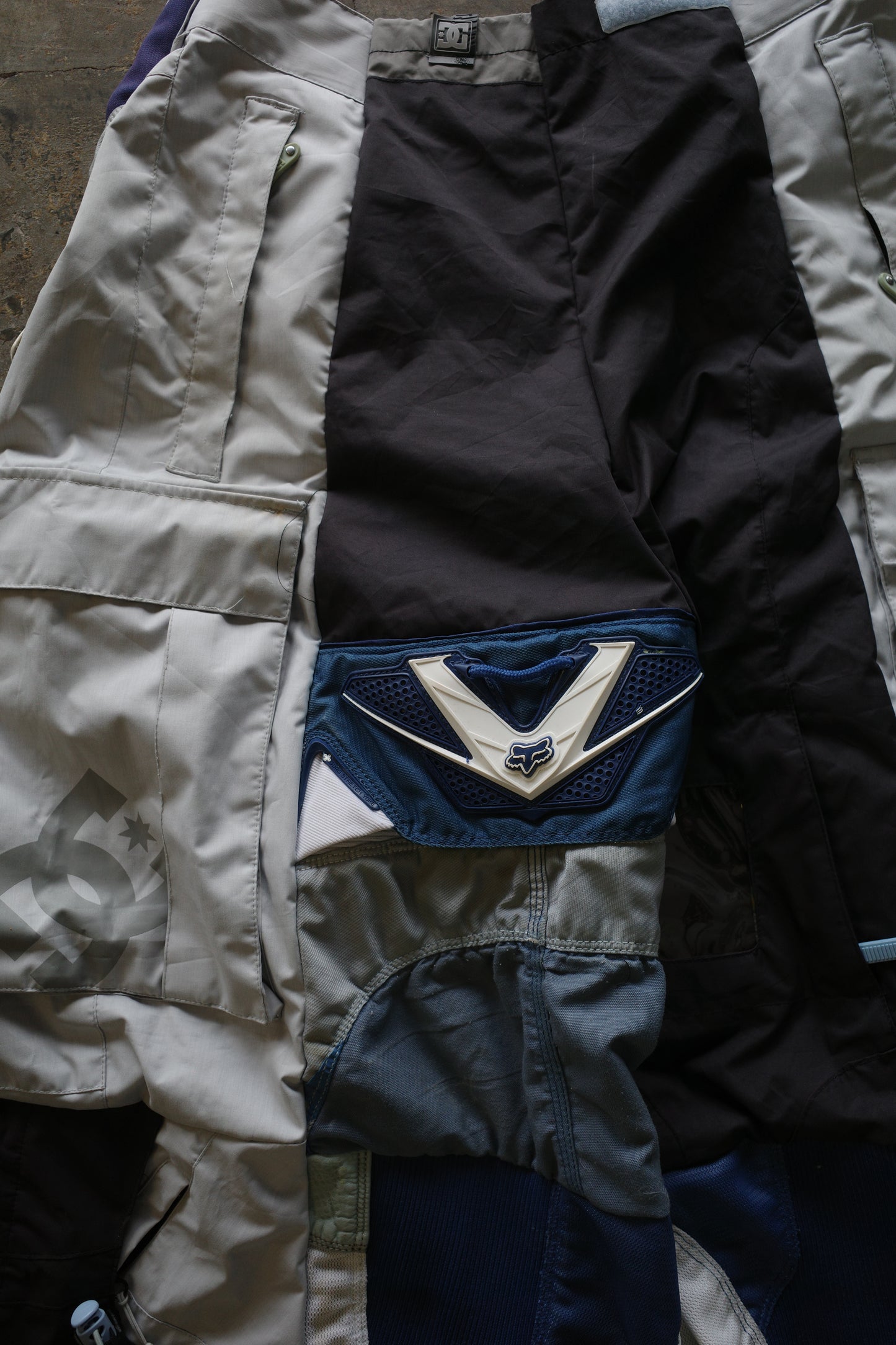 Wide Legged nag nag Pants(L)/made with vintage FOX racing pants