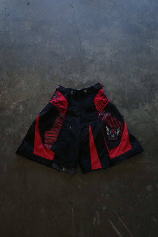 Motorcycle style Baggy Shorts (30-32)/made from vintage SHIFT motorcycle racing pants