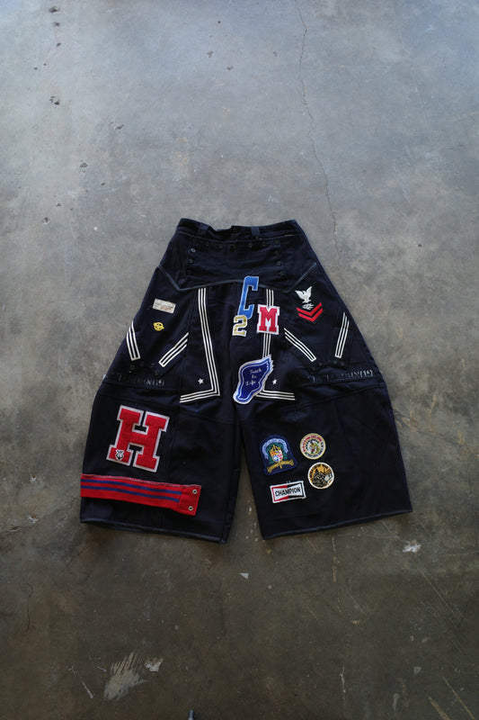 Wide Legged Patched Pants(W32-L) / PWL5