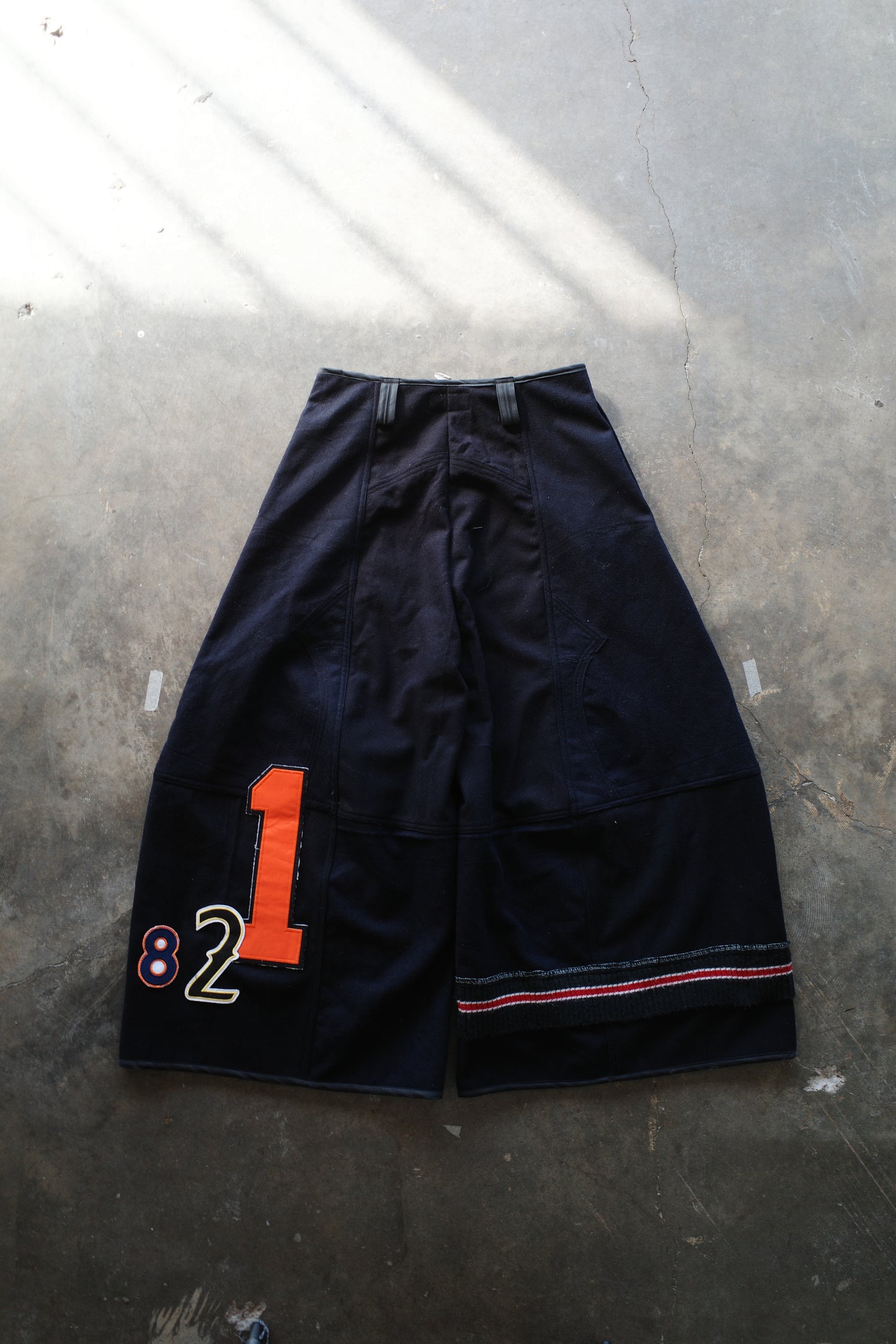 Wide Legged Patched Pants(W32-L) / PWL7