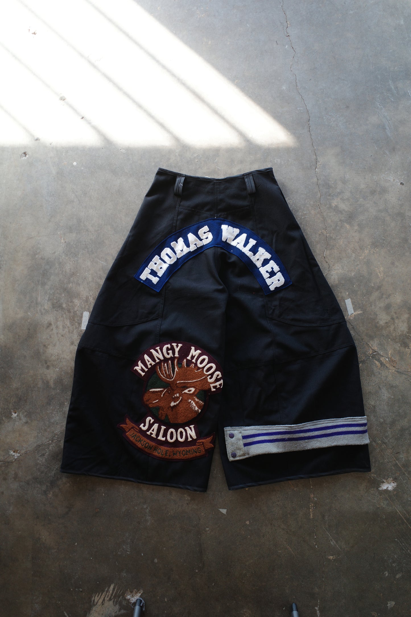 Wide Legged Patched Pants(W32-L) / PWL8