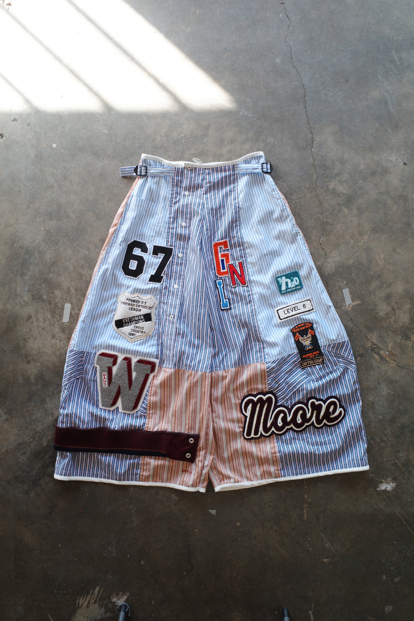 Wide Legged Patched Pants(W32-L) / SWL5