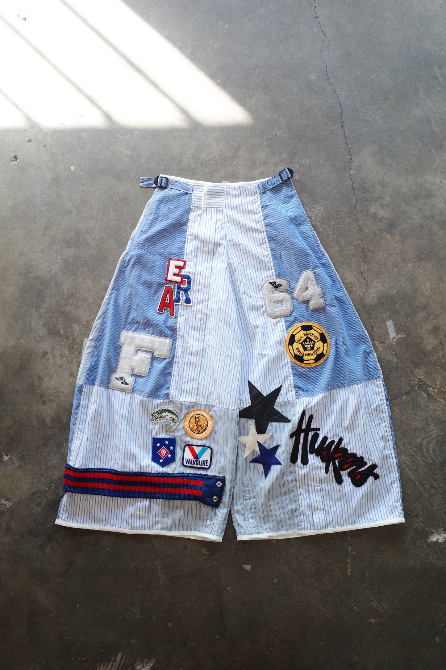 Wide Legged Patched Pants(W32-L) / SWL6