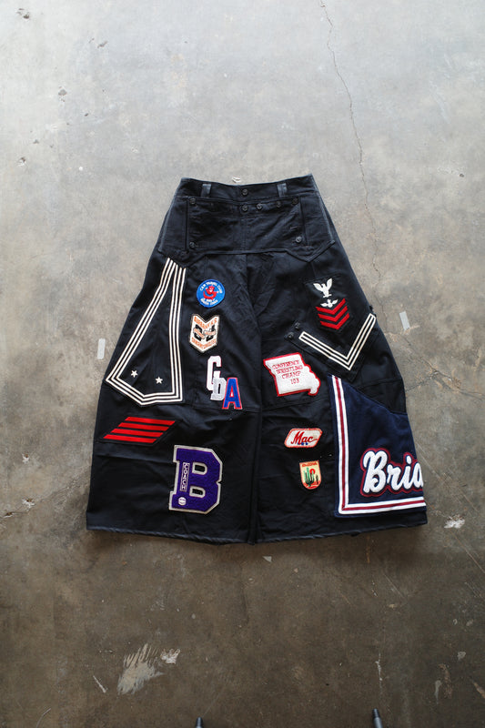 Wide Legged Patched Pants(W32-L) / PWL10