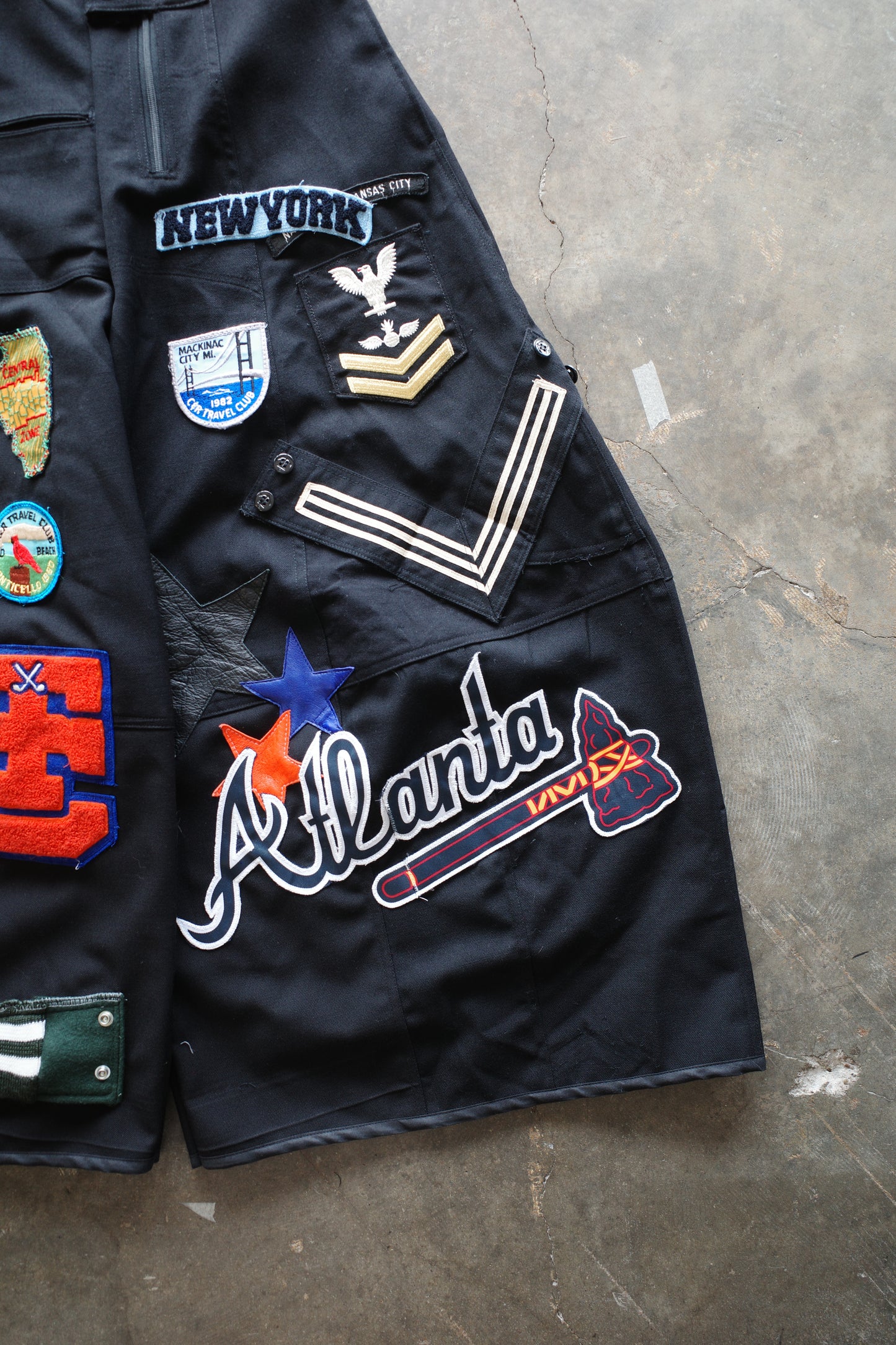 Wide Legged Patched Pants(W32-L) / PWL9