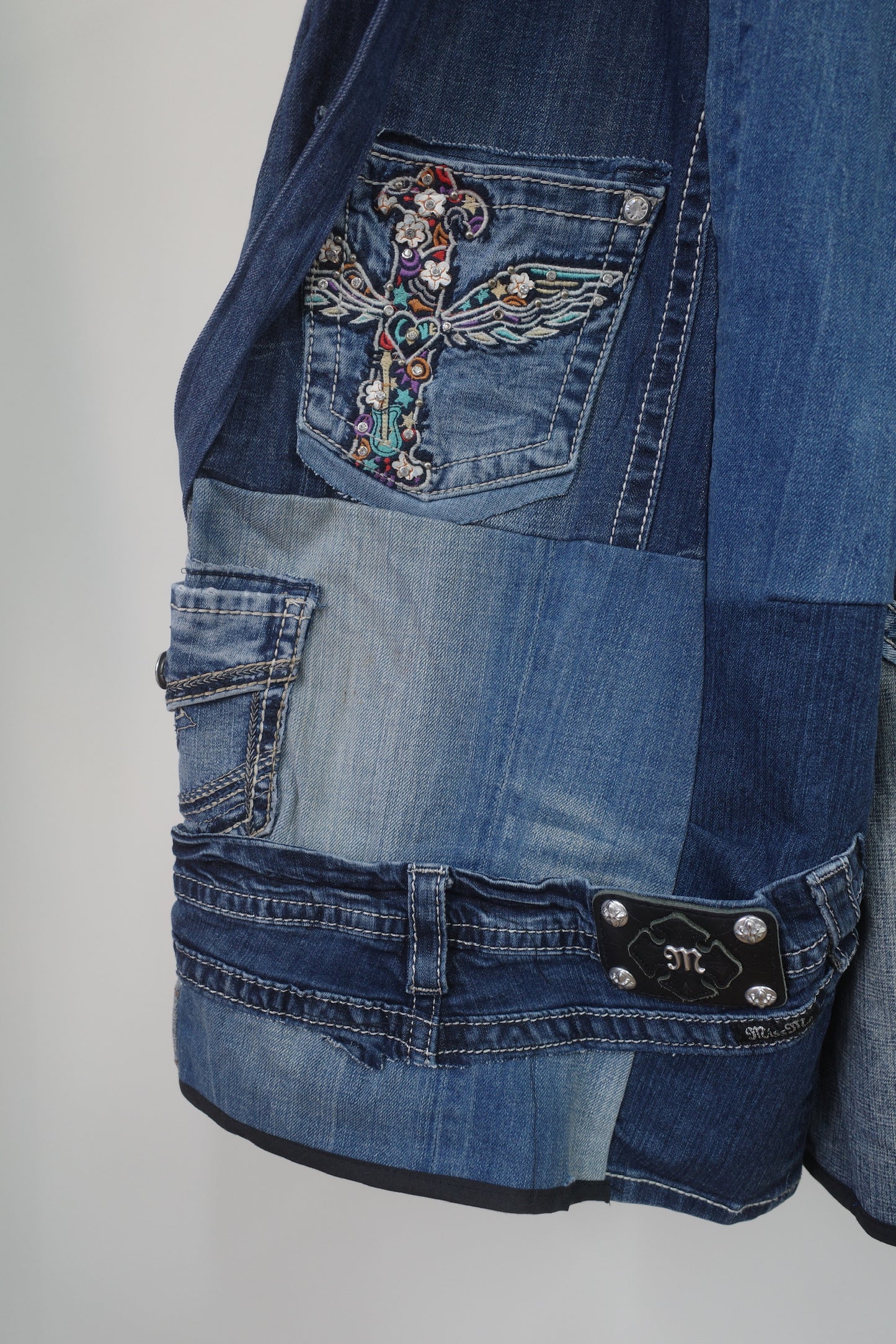 Wide Legged Patched Pants(W32-L) / DWL3