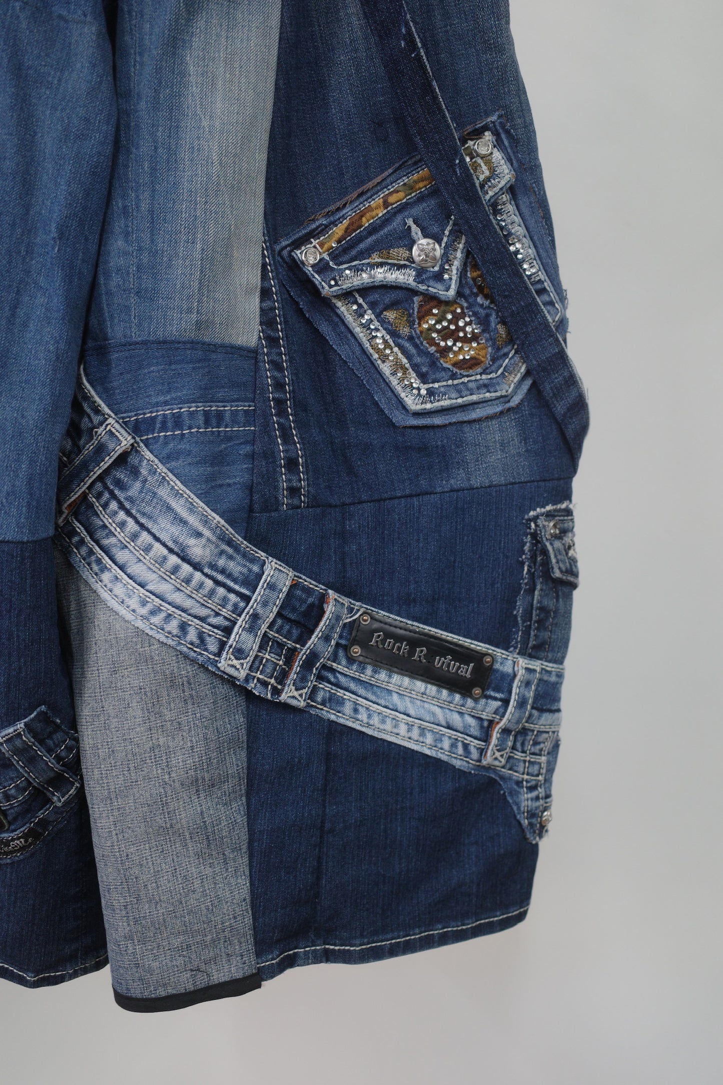 Wide Legged Patched Pants(W32-L) / DWL3