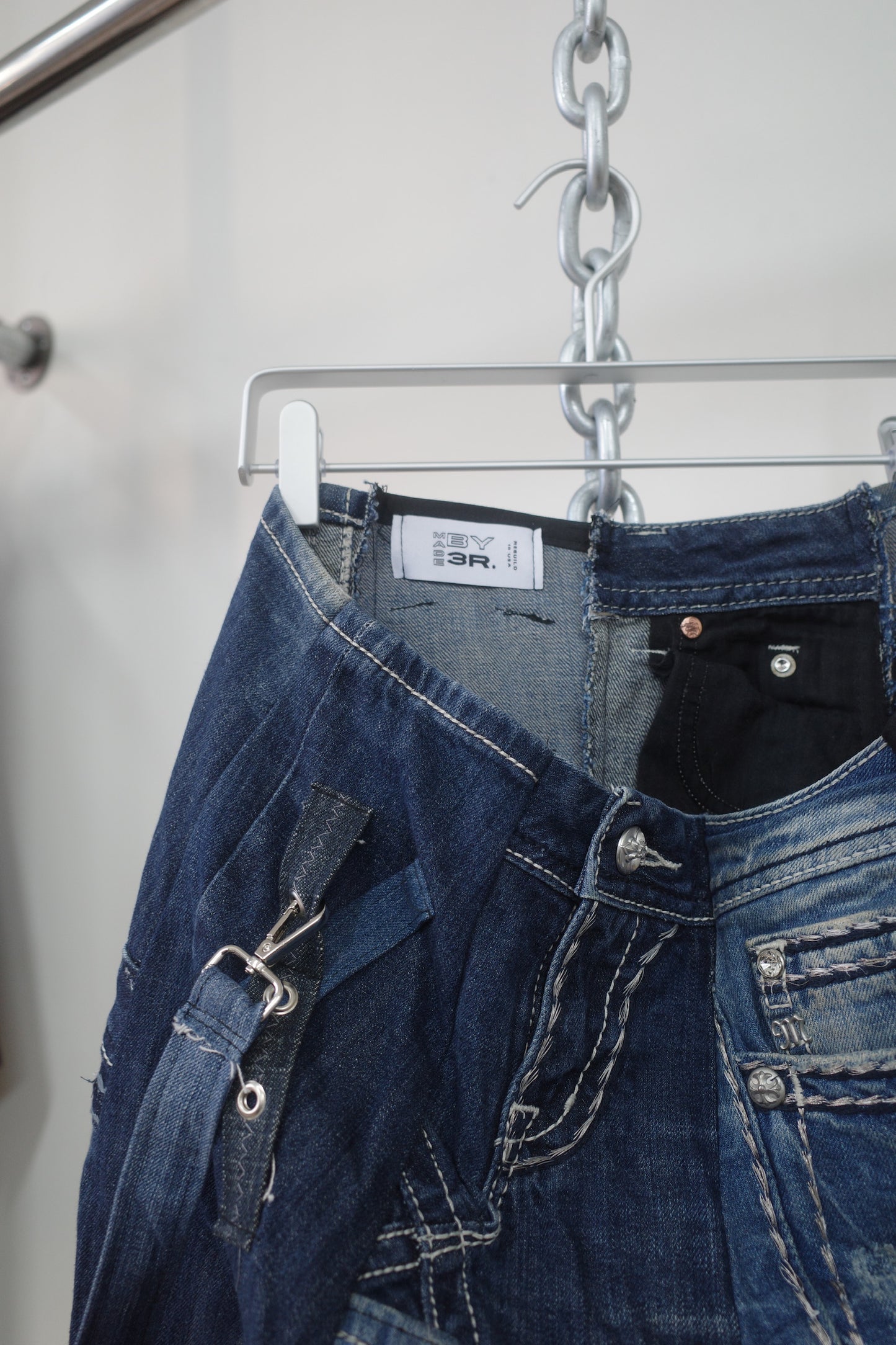 Wide Legged Patched Pants(W32-L) / DWL3