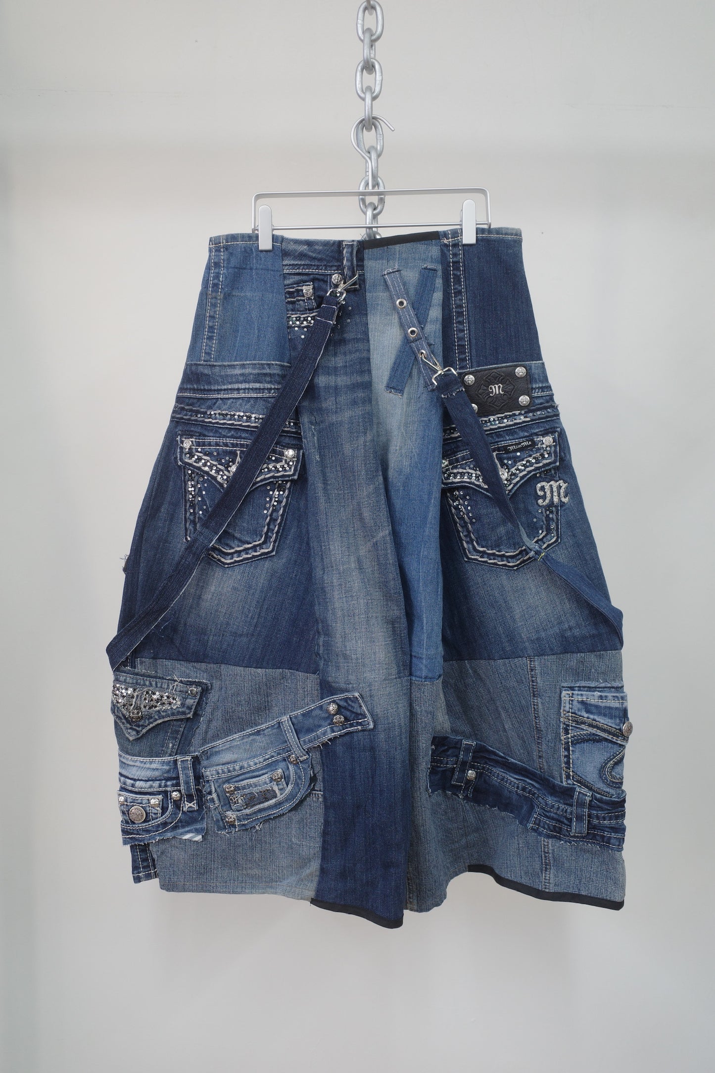 Wide Legged Patched Pants(W32-L) / DWL3