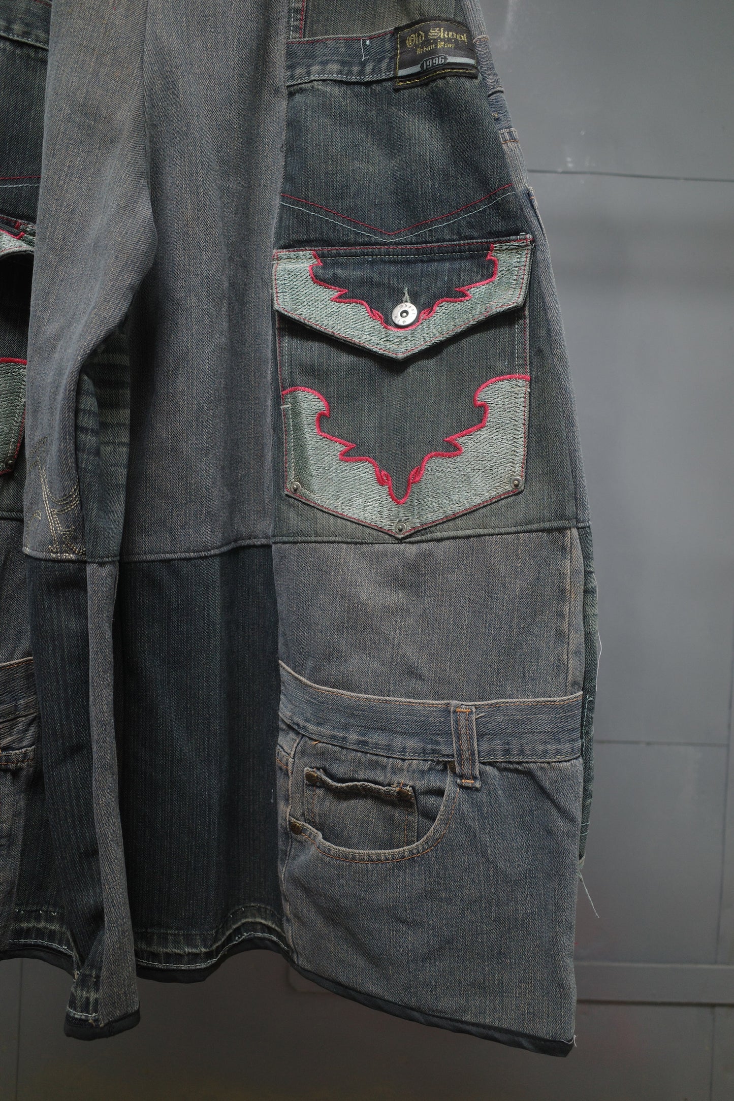 Wide Legged Patched Pants(W32-L) / DWL7