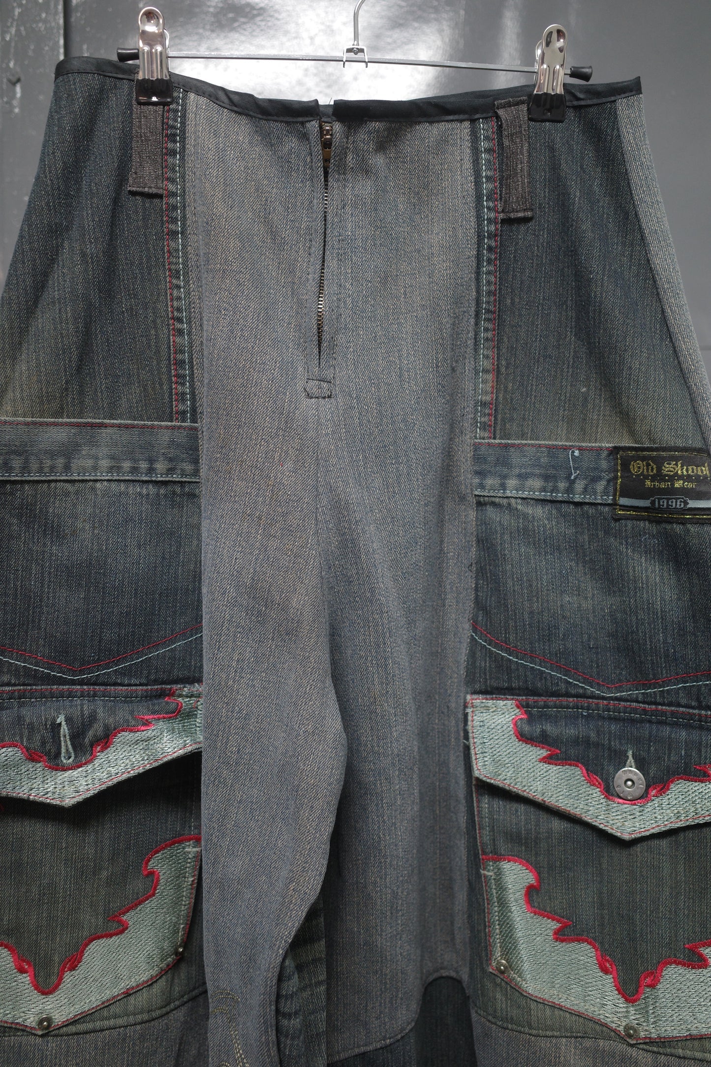 Wide Legged Patched Pants(W32-L) / DWL7