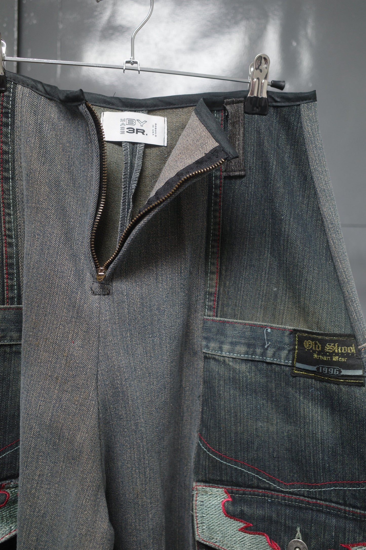 Wide Legged Patched Pants(W32-L) / DWL7