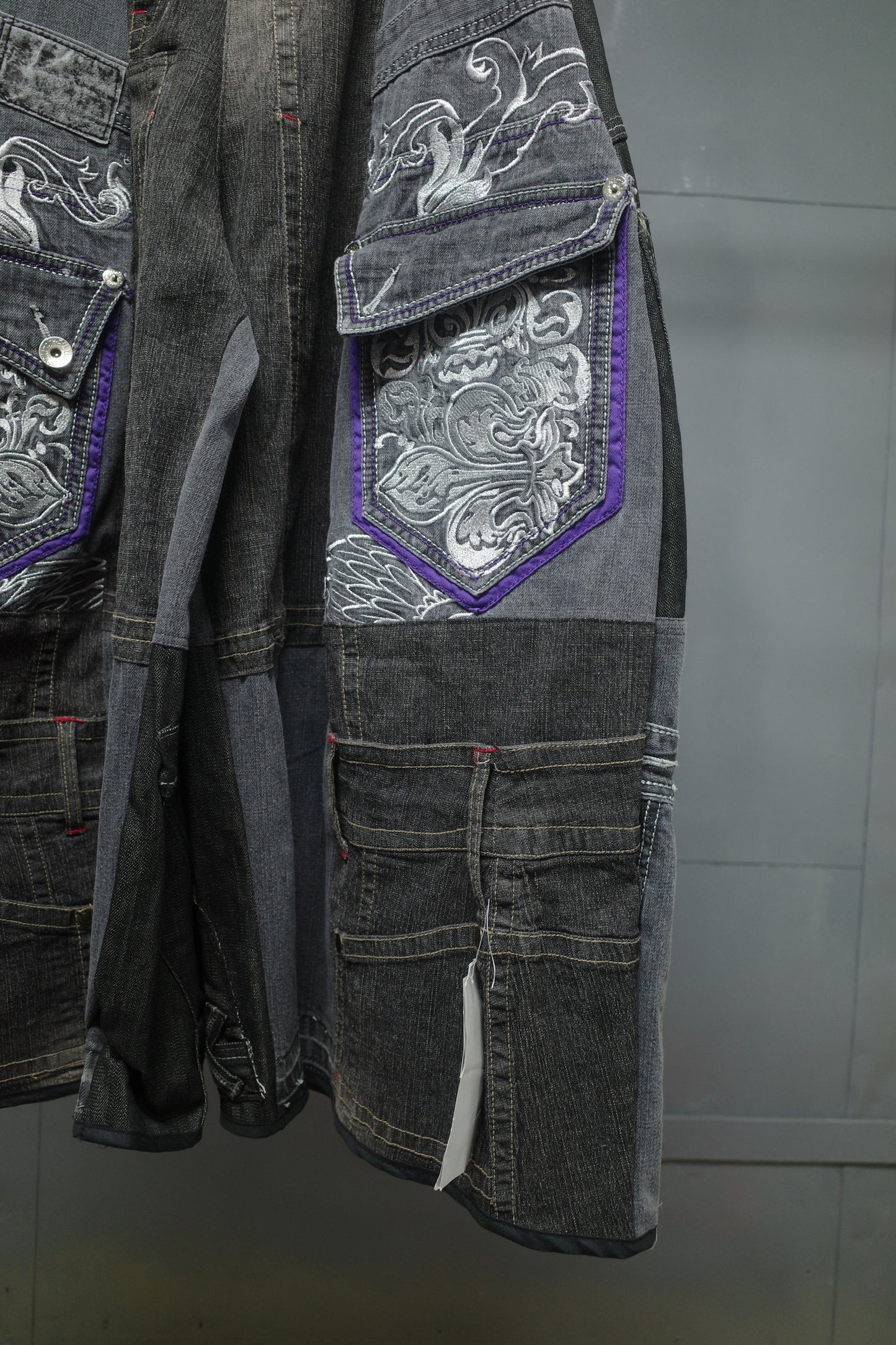 Wide Legged Patched Pants(W32-L) / DWL6