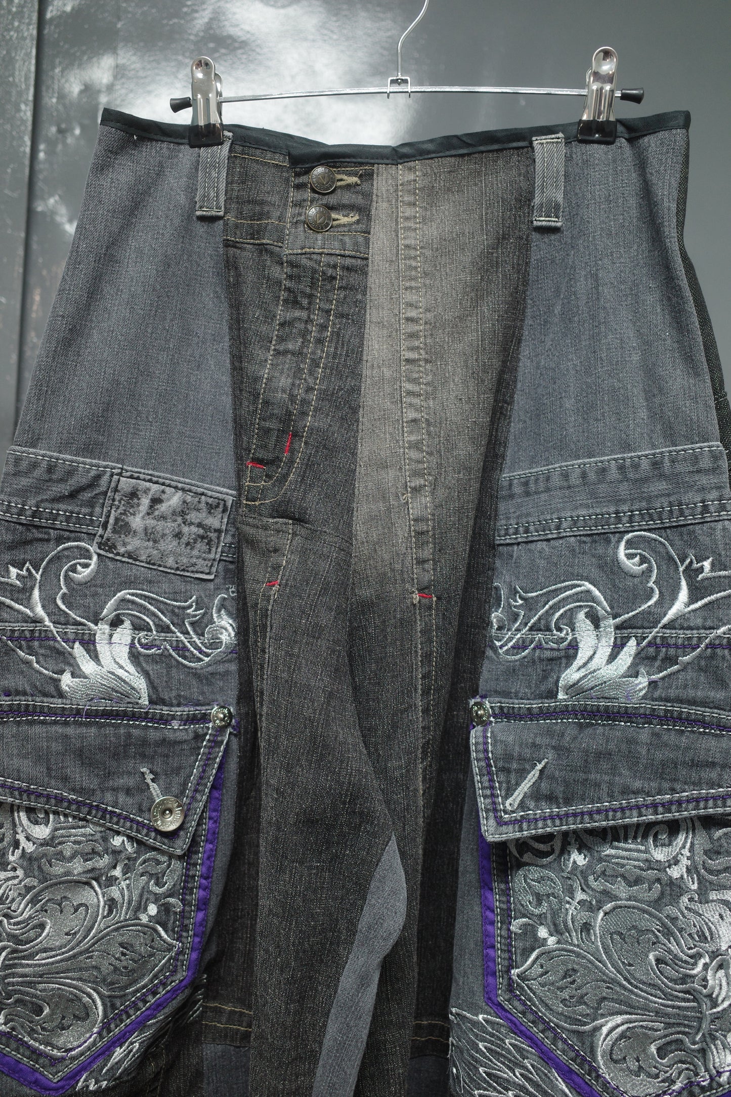 Wide Legged Patched Pants(W32-L) / DWL6