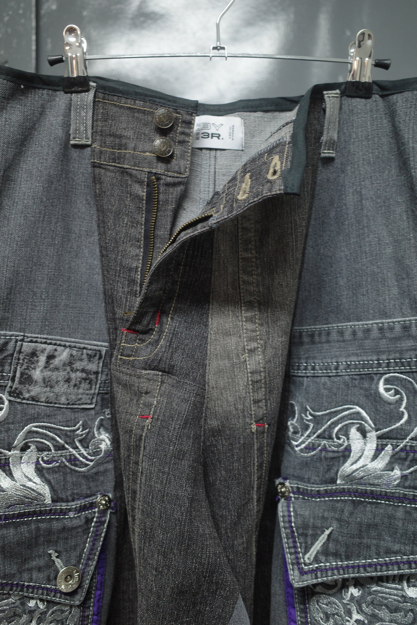 Wide Legged Patched Pants(W32-L) / DWL6