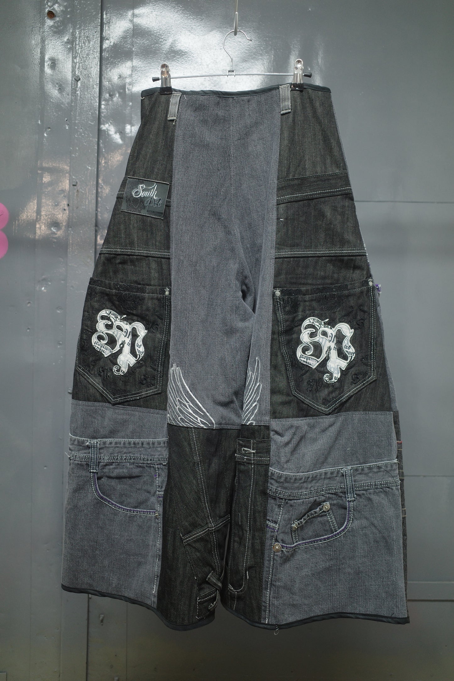 Wide Legged Patched Pants(W32-L) / DWL6