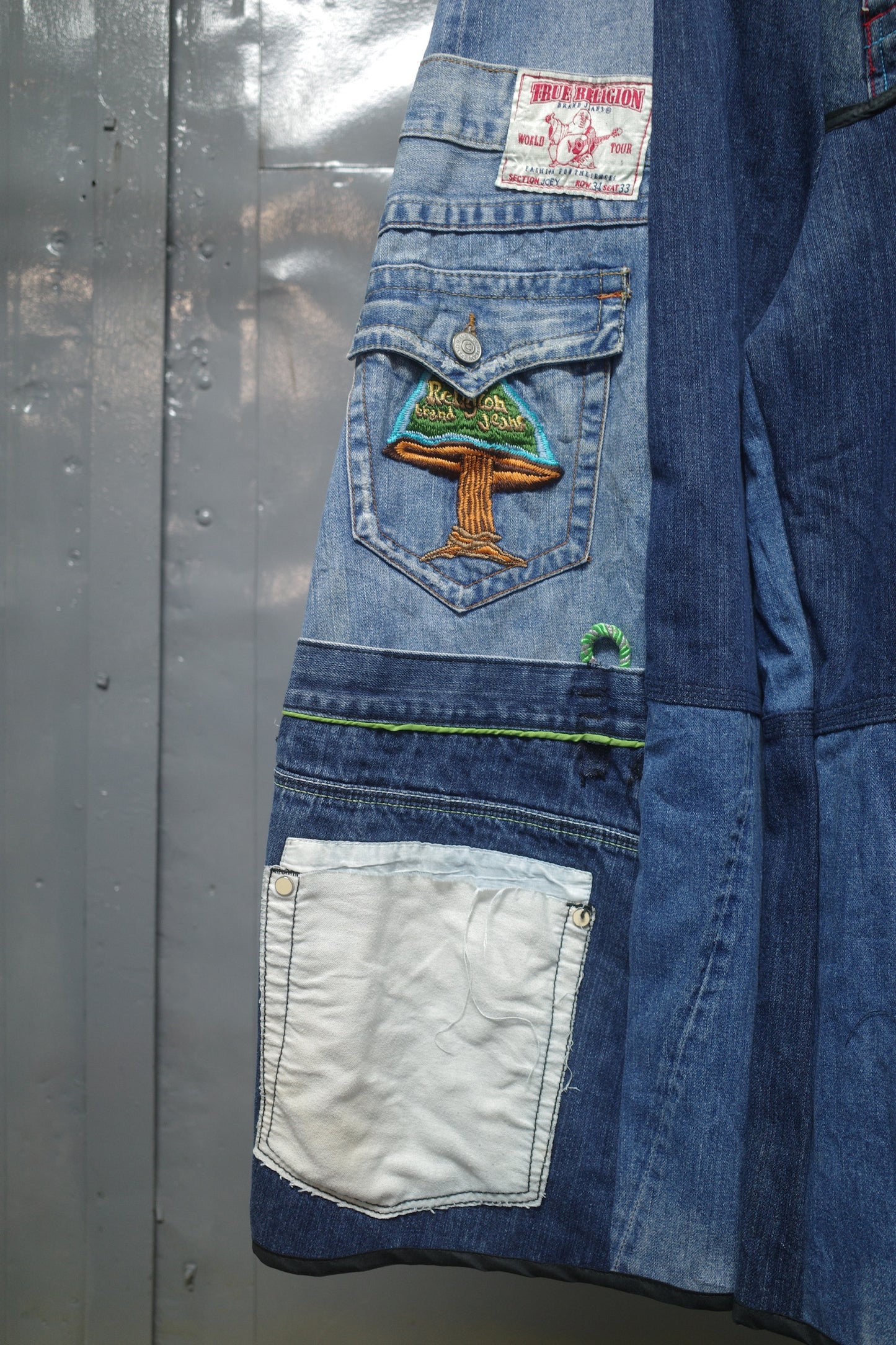 Wide Legged Patched Pants(W32-L) / DWL5