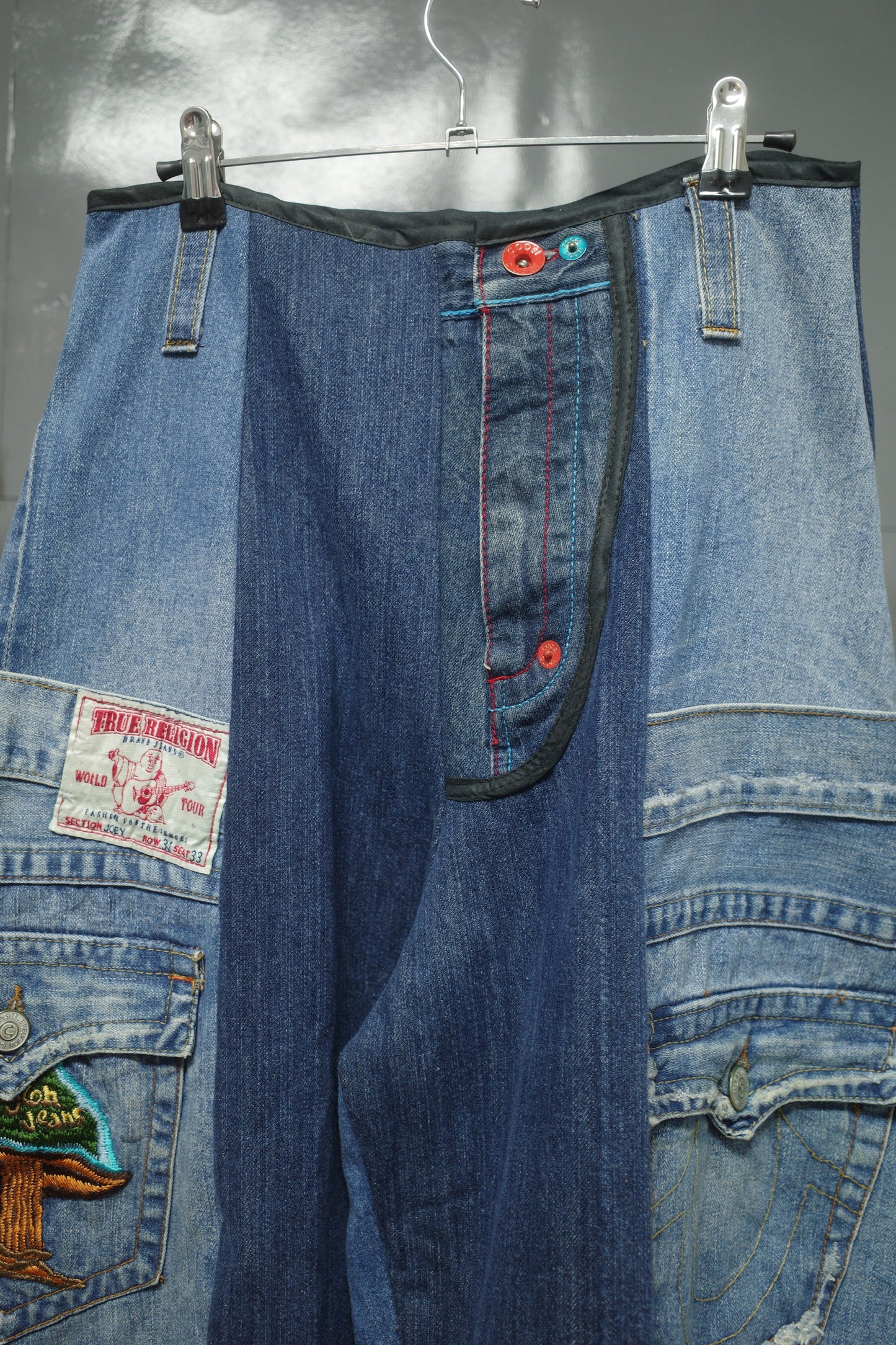 Wide Legged Patched Pants(W32-L) / DWL5