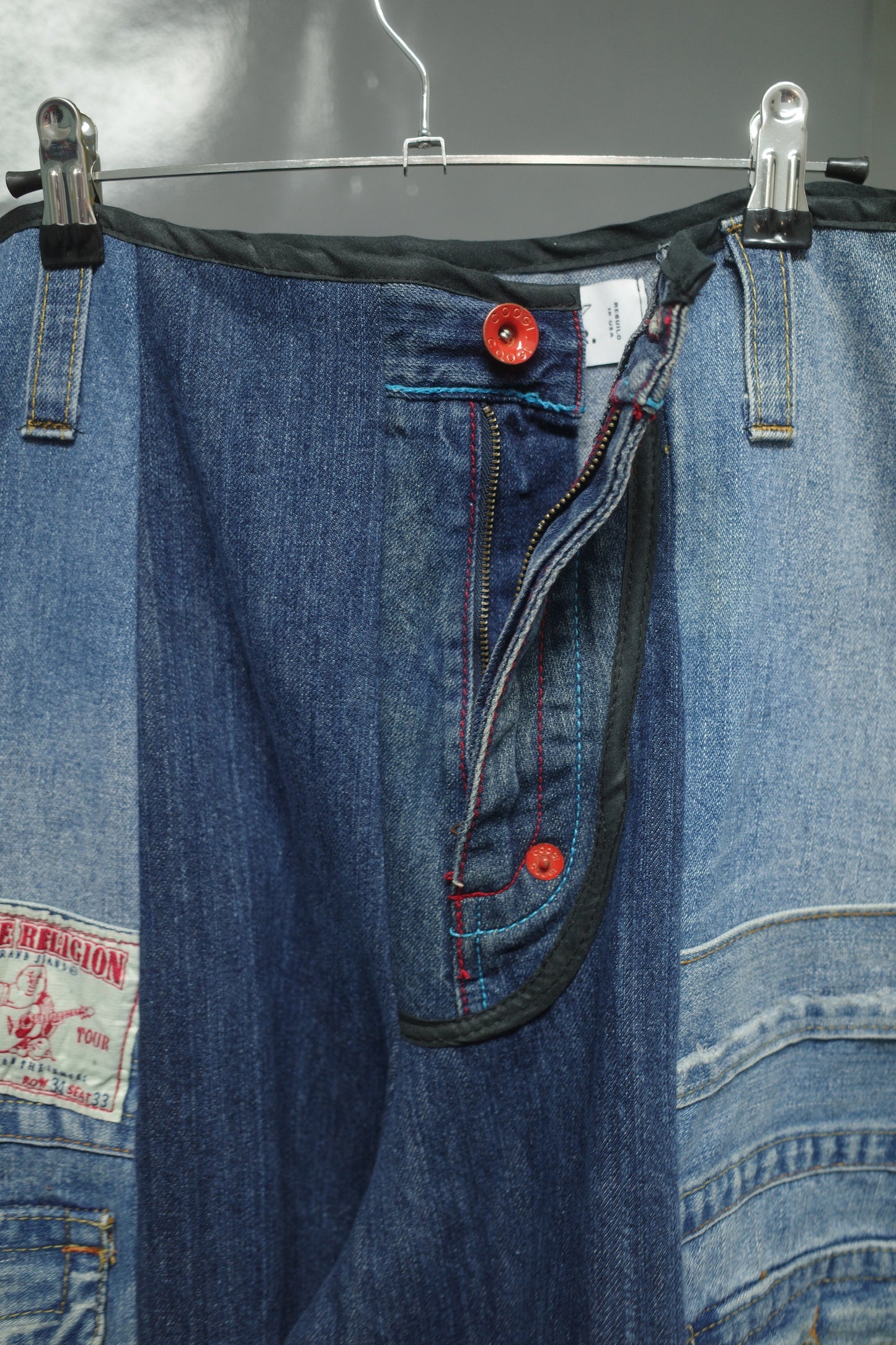 Wide Legged Patched Pants(W32-L) / DWL5