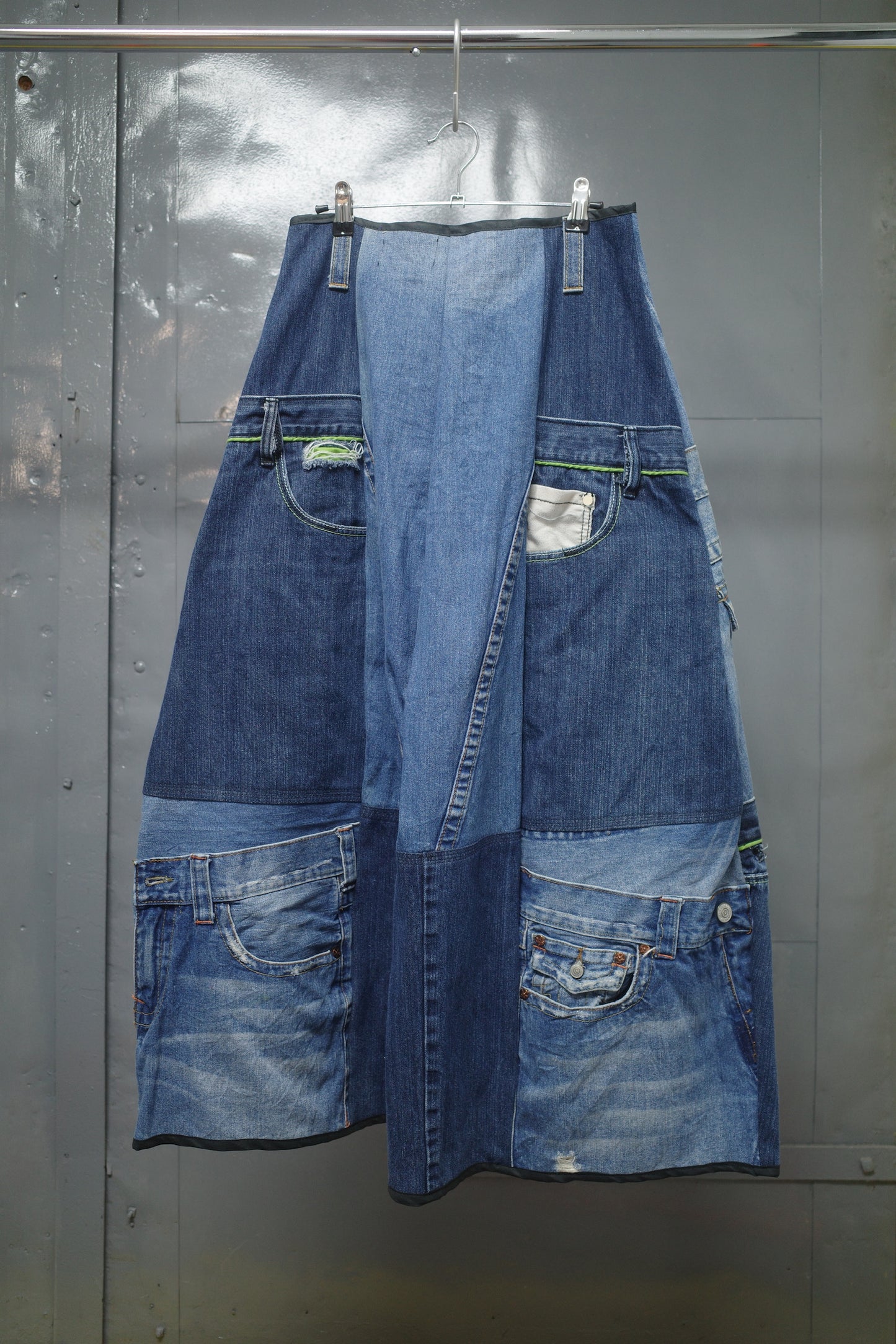 Wide Legged Patched Pants(W32-L) / DWL5
