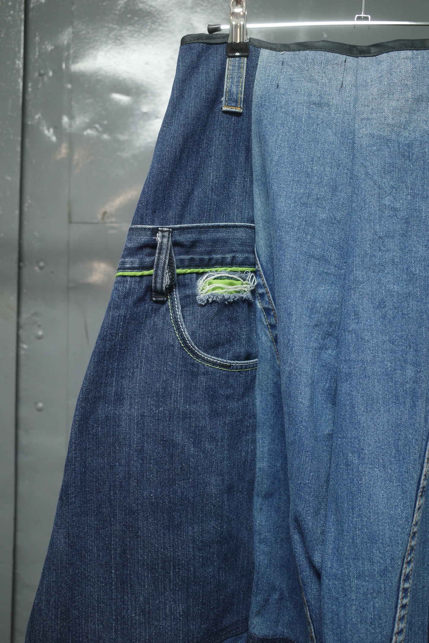Wide Legged Patched Pants(W32-L) / DWL5