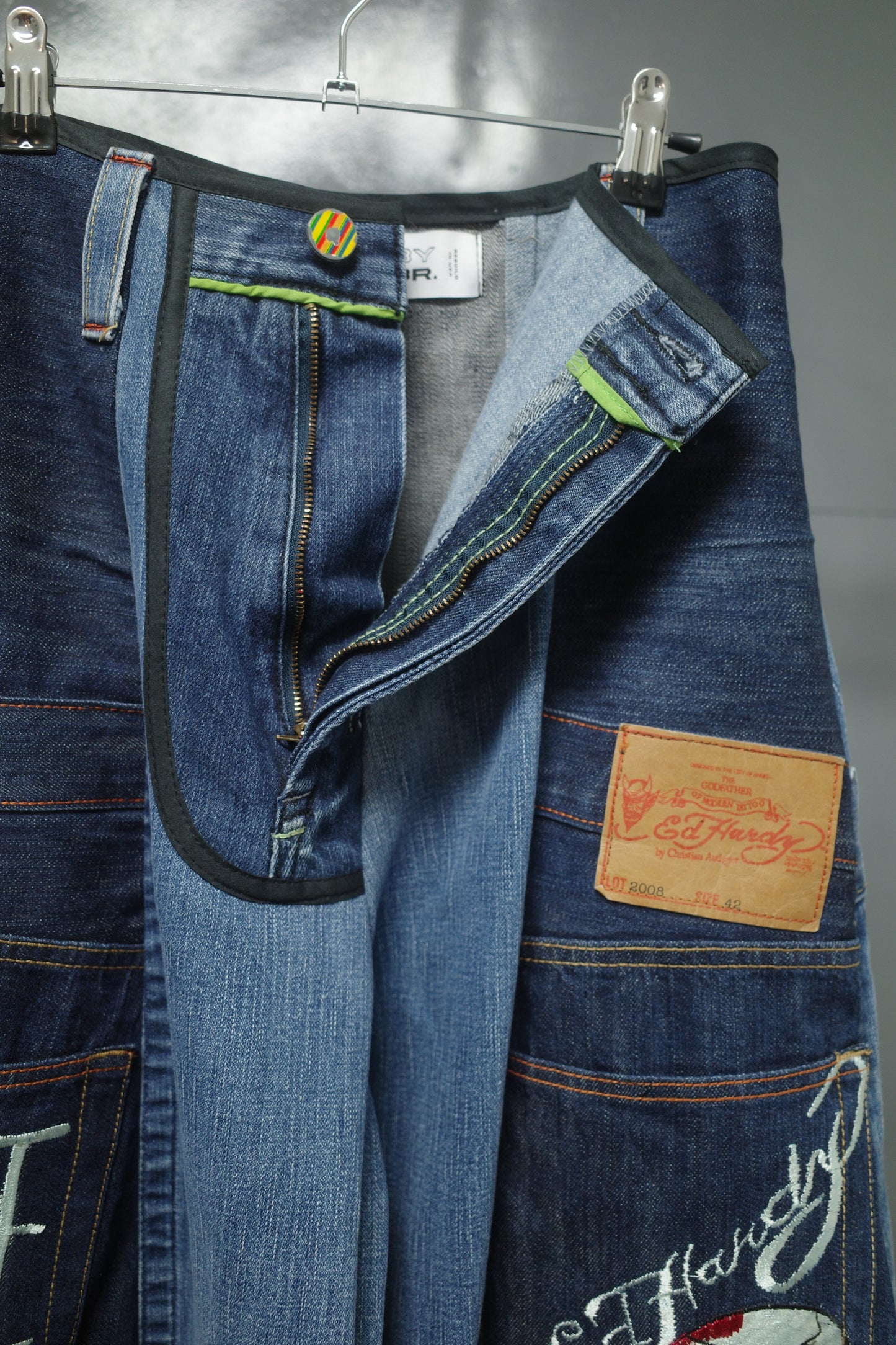 Wide Legged Patched Pants(W32-L) / DWL4