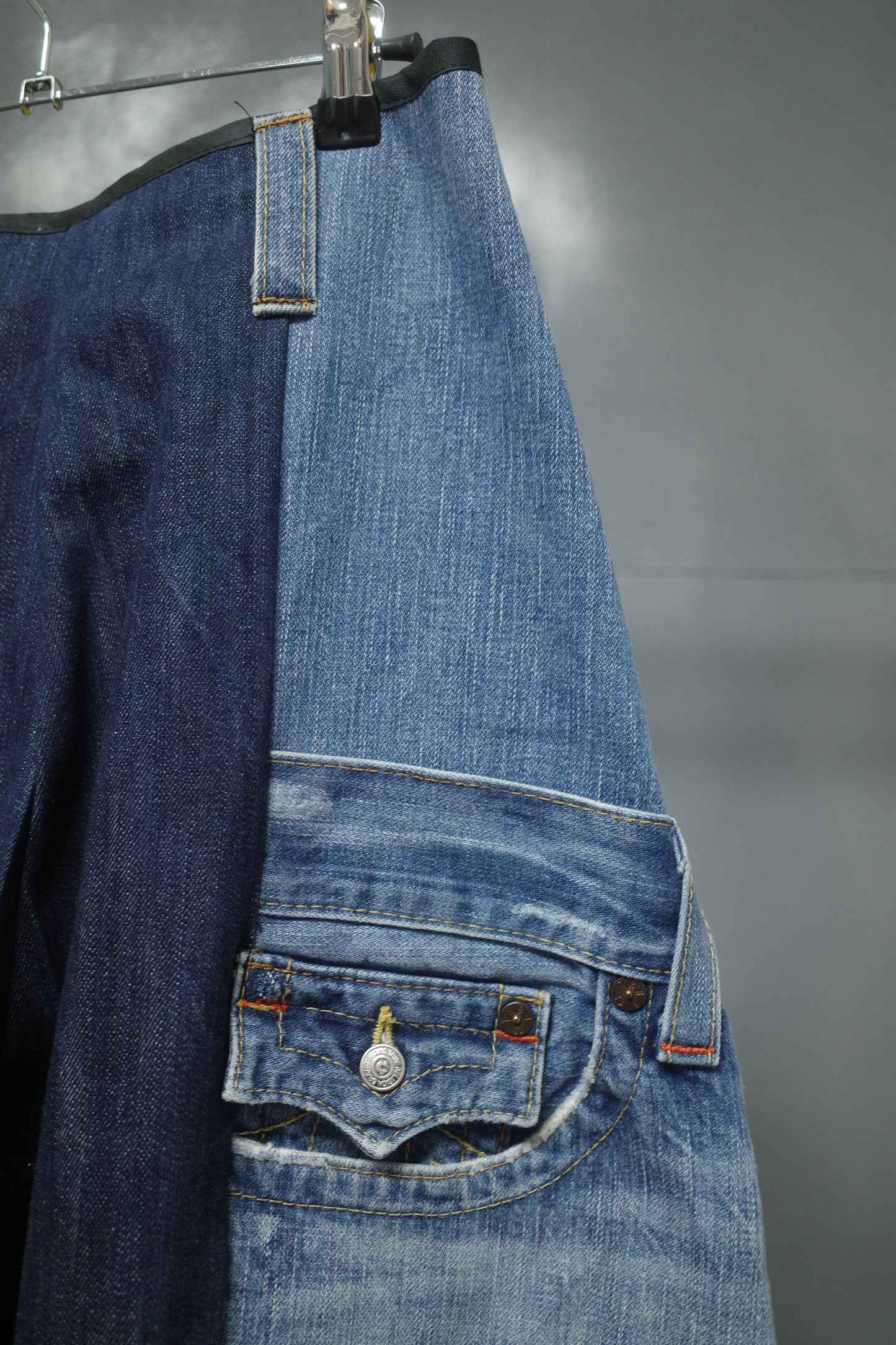 Wide Legged Patched Pants(W32-L) / DWL4