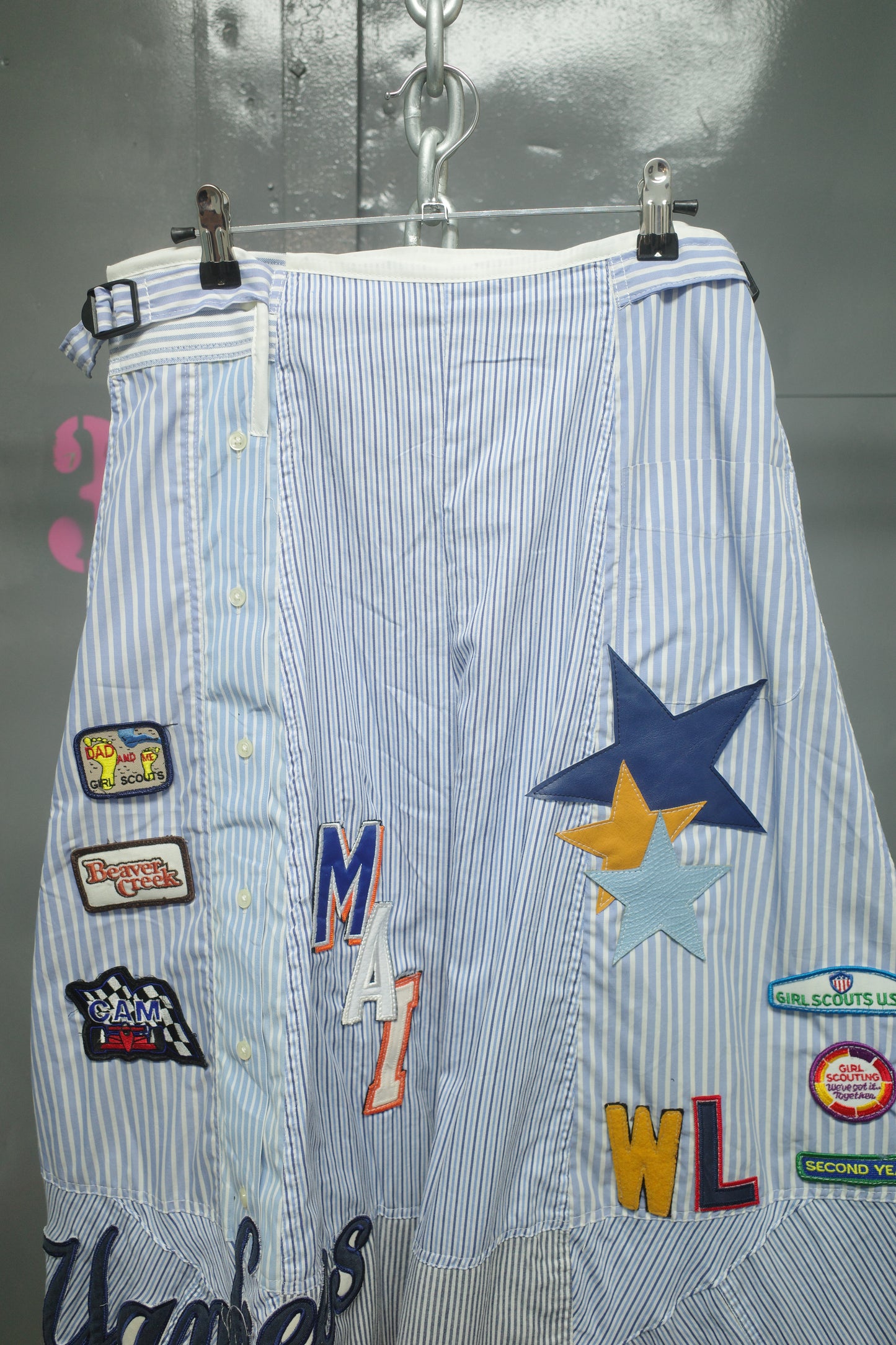 Wide Legged Patched Pants(W32-L) / SWL7