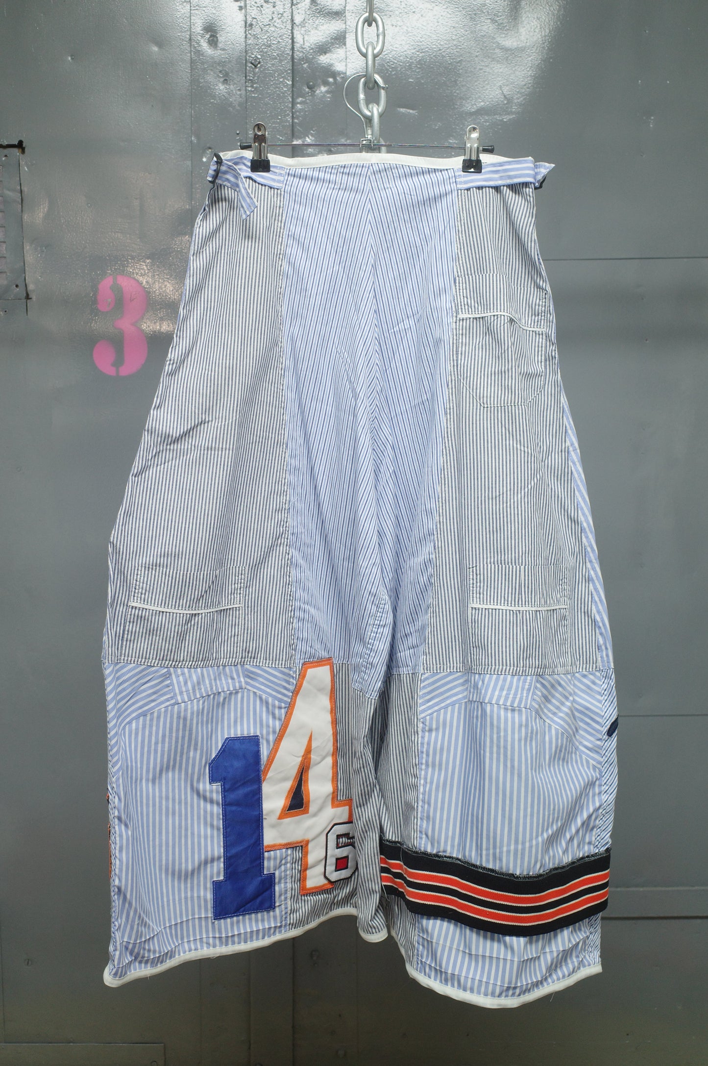 Wide Legged Patched Pants(W32-L) / SWL7