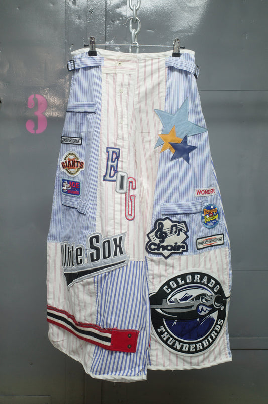 Wide Legged Patched Pants(W32-L) / SWL9