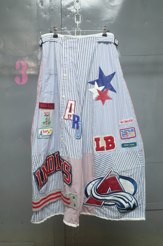 Wide Legged Patched Pants(W32-L) / SWL8