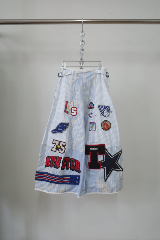 Wide Legged Patched Pants(W32-L) / SWL10