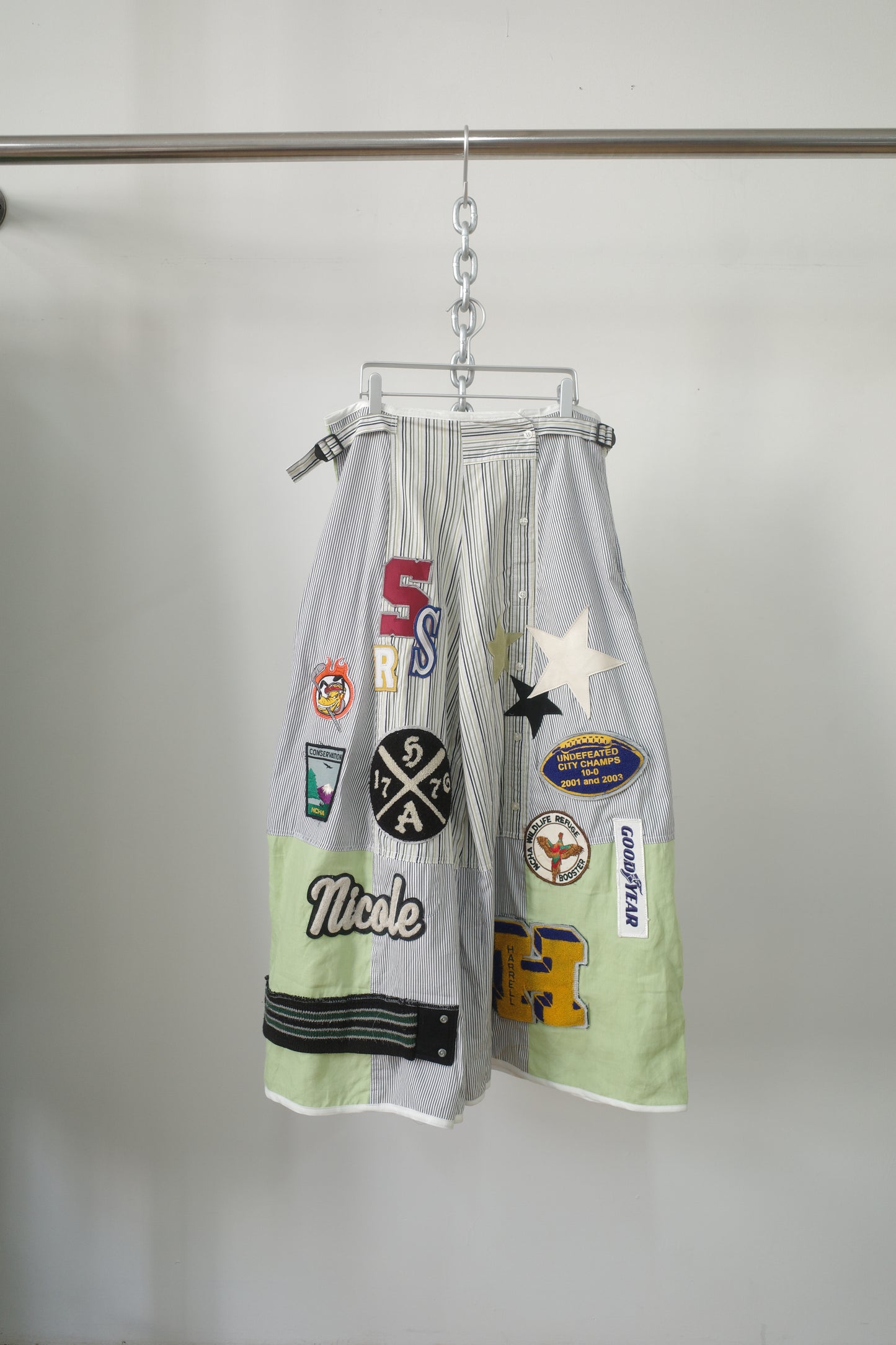 Wide Legged Patched Pants(W32-L) / SWL13