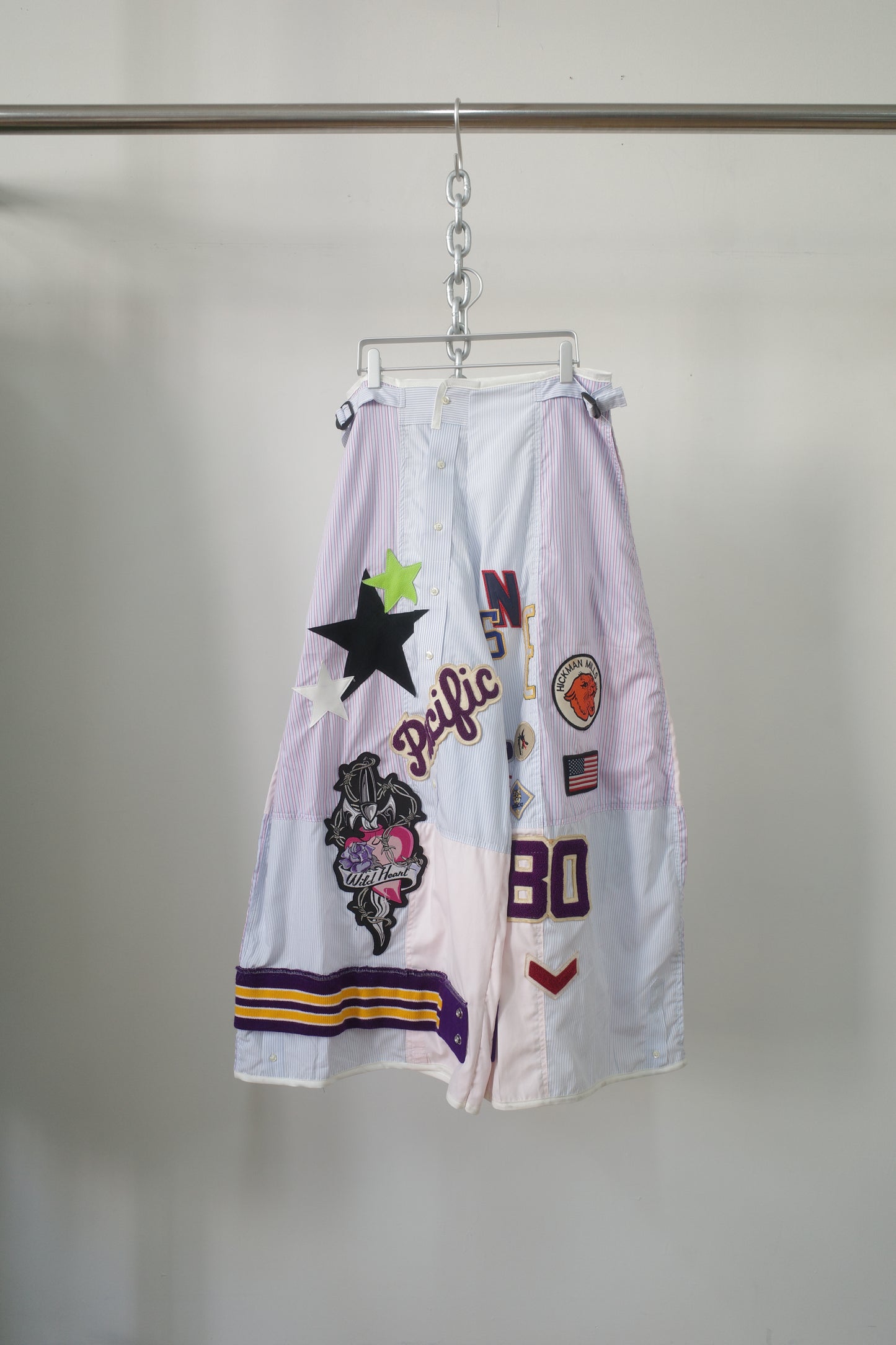 Wide Legged Patched Pants(W32-L) / SWL17