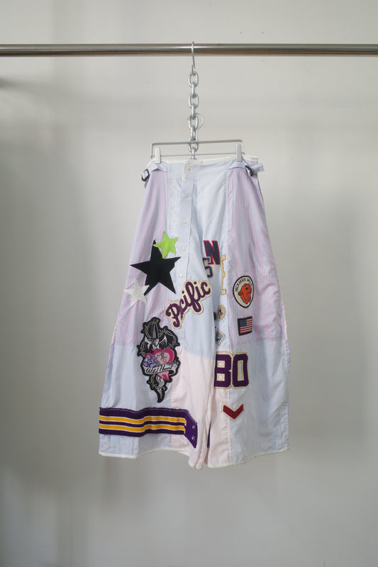 Wide Legged Patched Pants(W32-L) / SWL17