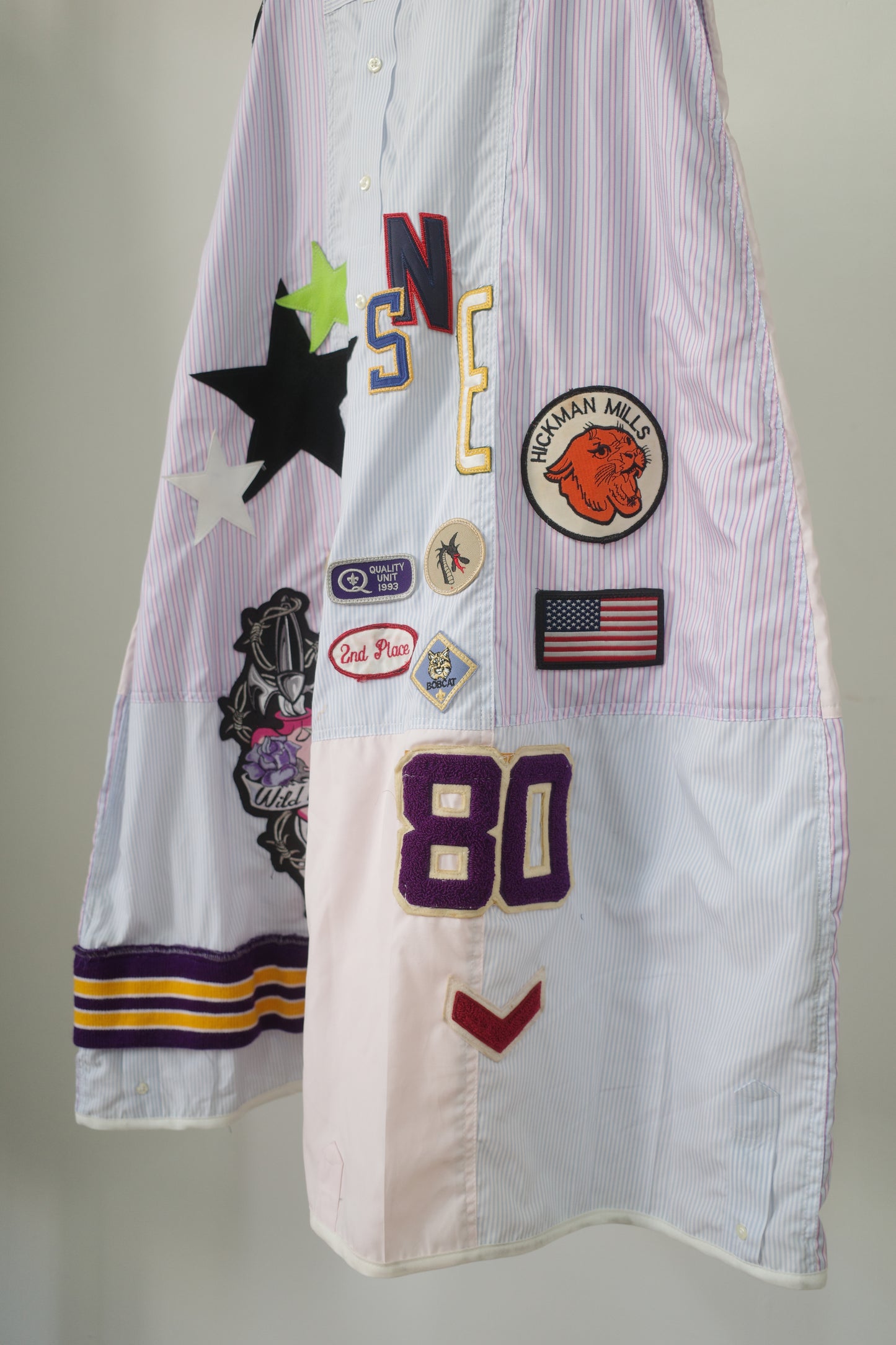 Wide Legged Patched Pants(W32-L) / SWL17