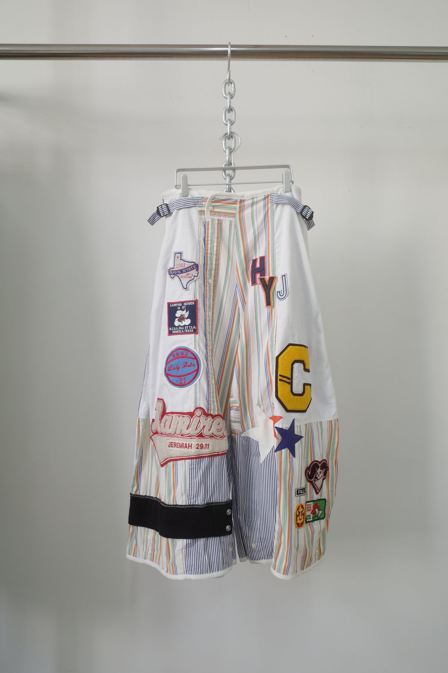 Wide Legged Patched Pants(W32-L) / SWL11